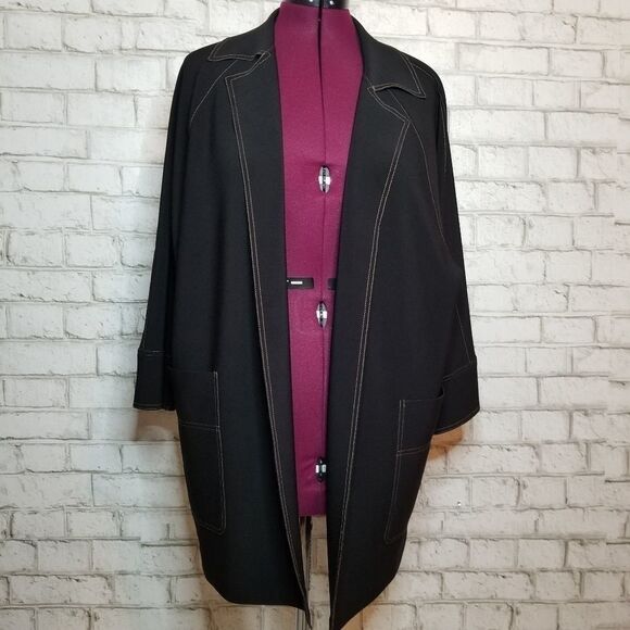 DOUBLE-FACED CONTRAST-STITCHJACKET